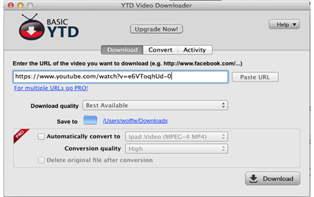 convert youtube video to audio mac